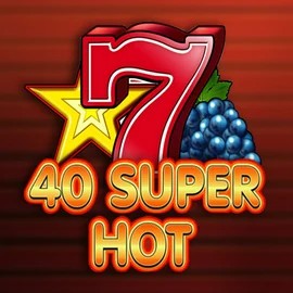 40 Super Hot slot icon by Amusnet Interactive, available at Cazeus Casino