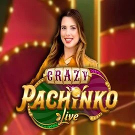 Crazy Pachinko casino game by Evolution – featured logo at Cazeus Casino