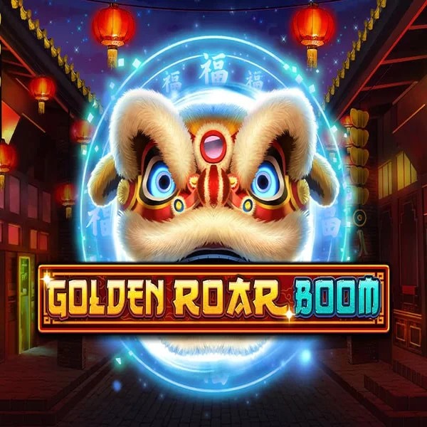 Golden Roar BOOM by Greentube, showcased at cazeusscasino.co.uk – game logo