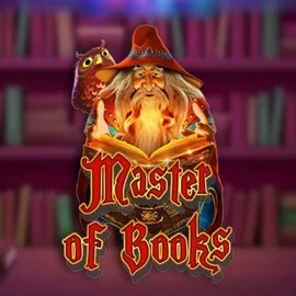 Master of Books slot logo by Swintt at Cazeus Casino