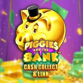 Piggies And The Bank Cash Collect & Link casino game by Origins – featured logo at Cazeus Casino