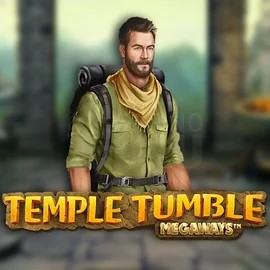 Temple Tumble Megaways game by Relax Gaming – logo hosted on Cazeus Casino