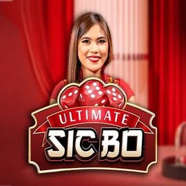 Ultimate Sic Bo slot logo by Ezugi at Cazeus Casino